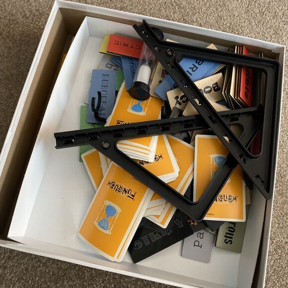 Hasbro Funglish Family Board Game Ages 12 & Up 3+ Players Word Guess Game Night - Picture 5 of 5